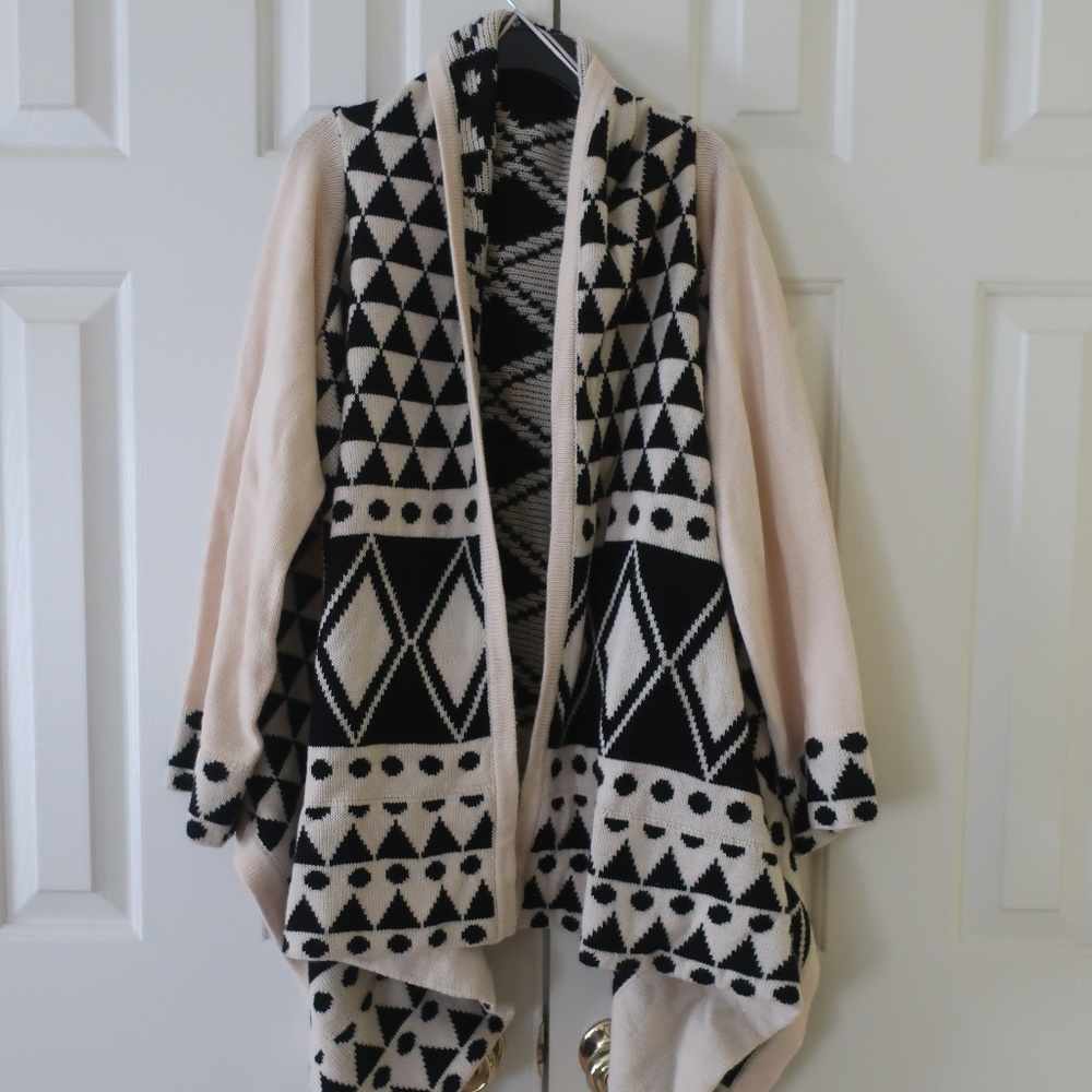 Primi aztec sweater cardigan sz M/L